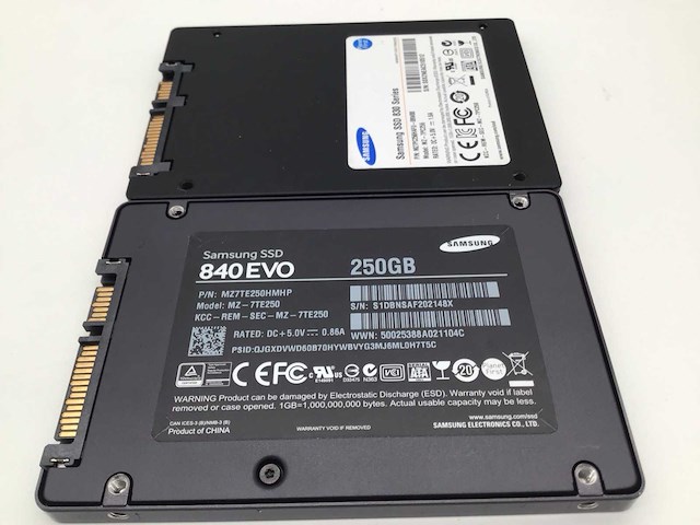 Samsung 830 256gb + 840 evo 250gb sata ssd interne hardeschijf (2x) - afbeelding 4 van  4