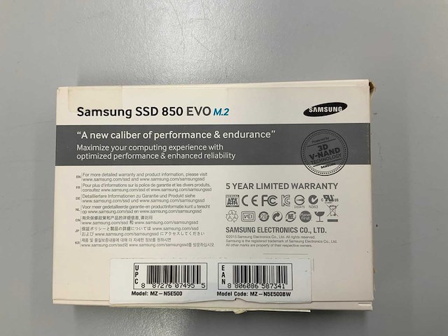 Samsung 850evo m.2 500gb ssd - afbeelding 2 van  3