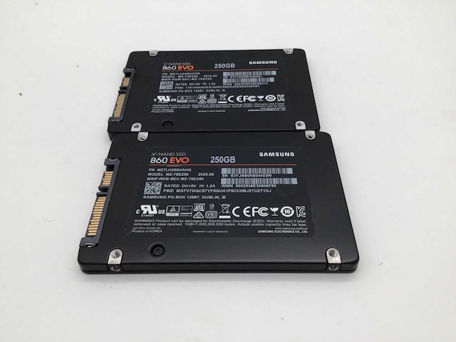Samsung 860 evo 250gb sata ssd interne hardeschijf (2x) - afbeelding 4 van  4