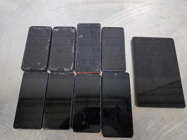 Samsung / apple / lenovo - o.a. iphone - telefoon en tablet (9x) - afbeelding 2 van  3