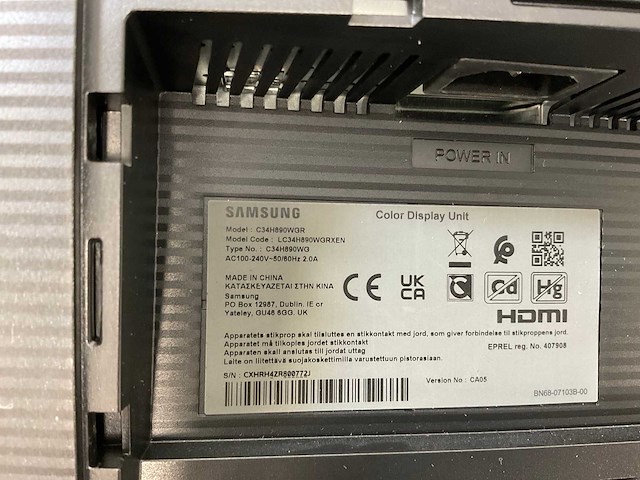 Samsung (c34h890wgr) 34”, 3440x1440 (uwqhd) lcd curved monitor - afbeelding 8 van  8