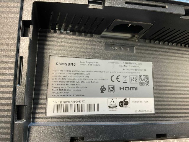 Samsung (c34h890wju) 34”, 3440x1440 (uwqhd) lcd curved monitor; - afbeelding 7 van  7