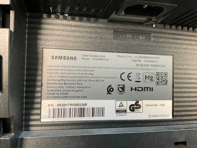 Samsung (c34h890wju) 34”, 3440x1440 (uwqhd) lcd curved monitor; - afbeelding 7 van  7
