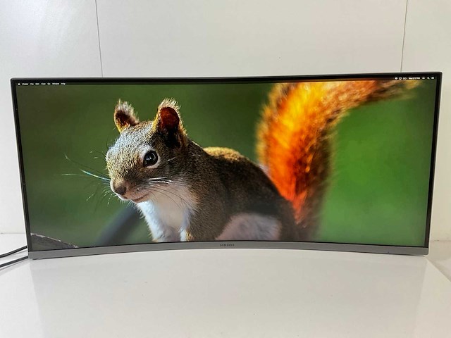 Samsung (c34h890wju) 34”, 3440x1440 (uwqhd) lcd curved monitor - afbeelding 1 van  10