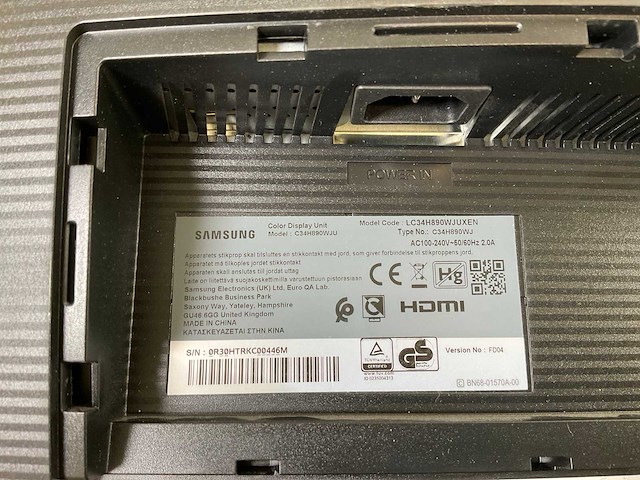 Samsung (c34h890wju) 34”, 3440x1440 (uwqhd) va lcd monitor - afbeelding 7 van  7