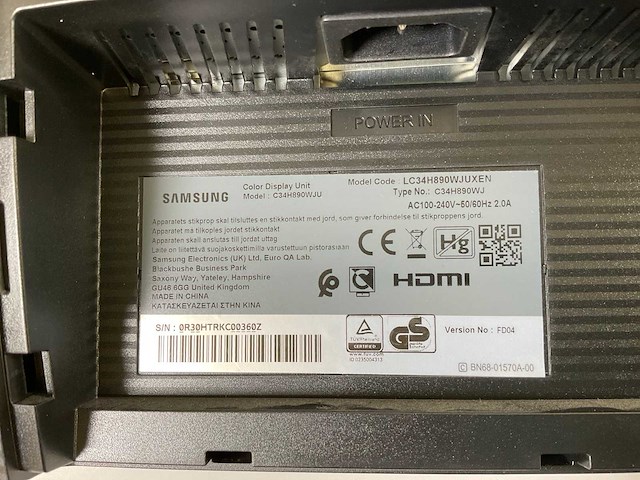 Samsung (c34h890wju) 34”, 3440x1440 (uwqhd) va lcd monitor - afbeelding 7 van  7