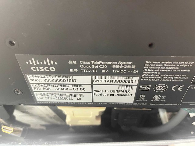 Samsung/ cisco - 55" videoconferentiesysteem - afbeelding 3 van  9