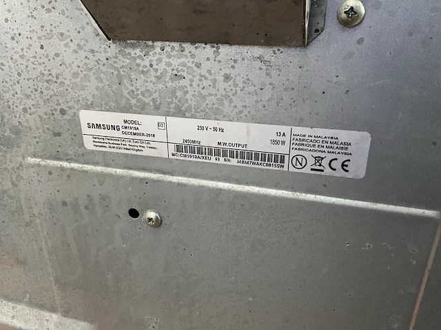 Samsung cm 1919a magnetron - afbeelding 7 van  7