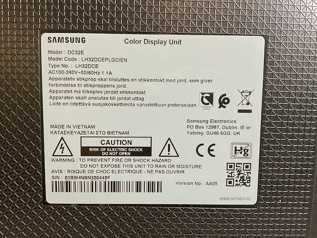 Samsung (dc32e) 32”, 1920x1080 (fhd) ips monitor - afbeelding 5 van  6