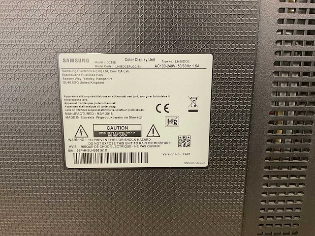 Samsung (dc55e) 55”, 1920x1080 (fhd) ips monitor - afbeelding 5 van  7