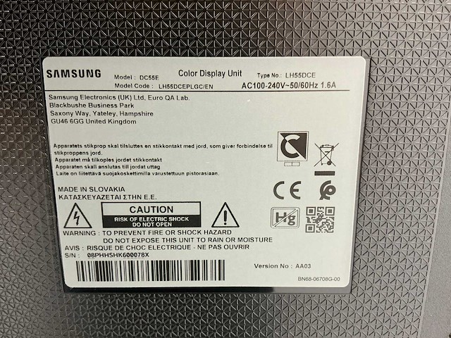 Samsung dc55e 55” monitor met mobiele standaard - afbeelding 3 van  9