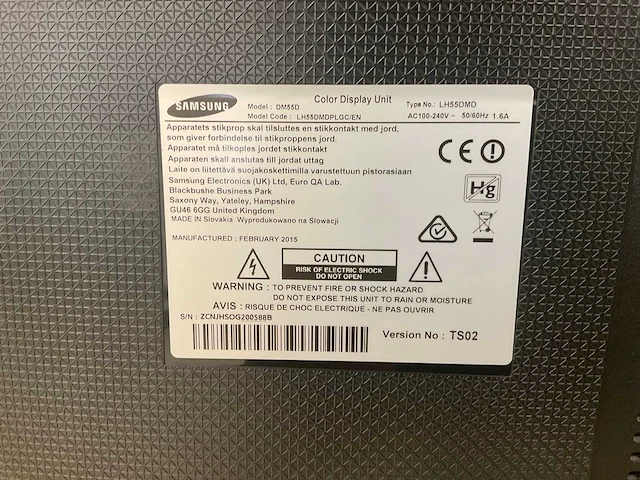 Samsung (dm55d) 55”, 1920x1080 (fhd) ips monitor - afbeelding 5 van  6