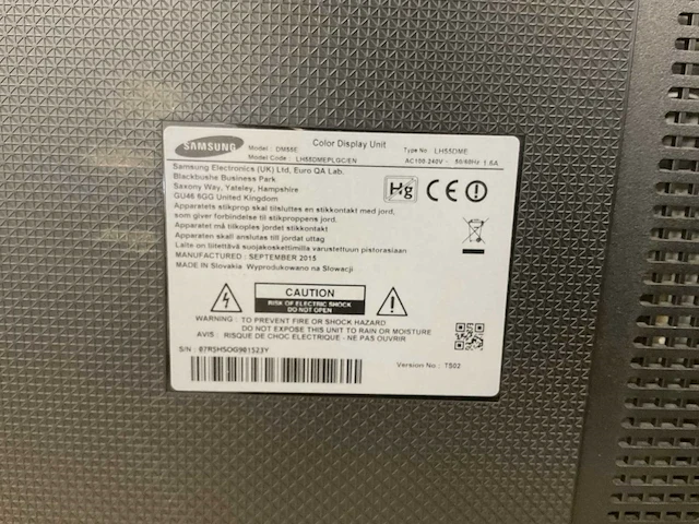 Samsung (dm55e) 55”, 1920x1080 (fhd) ips monitor - afbeelding 4 van  6