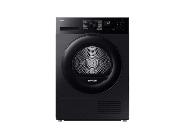 Samsung dv90dg52a0aben wasdroger - warmtepompdroger - 9kg - zwart - afbeelding 1 van  6