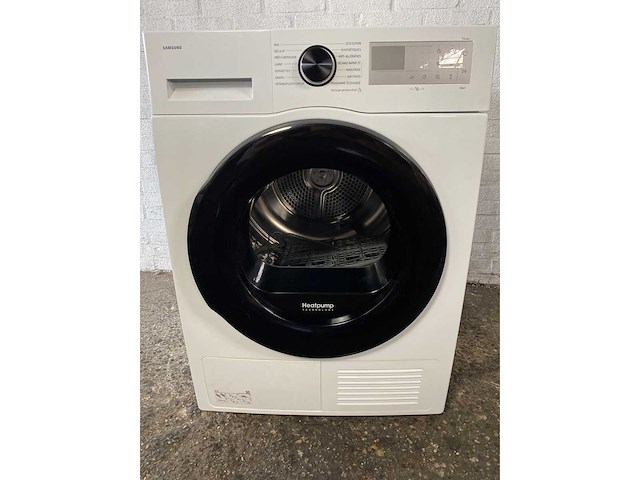 Samsung dv90dg52a0ahen 5000-serie warmtepompdroger 9 kg 65 db energielabel c frans display - afbeelding 2 van  6