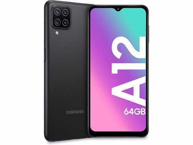 Samsung galaxy a12 64gb zwart - afbeelding 2 van  8