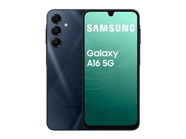 Samsung galaxy a16 5g smartphone 128gb blauw zwart - afbeelding 1 van  4