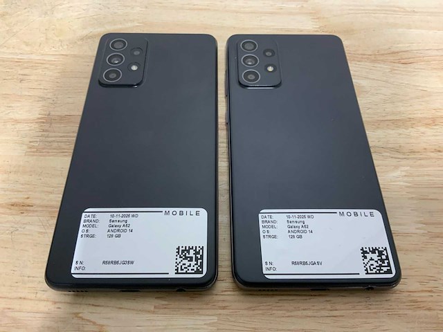 Samsung galaxy a52 mobiele telefoon (2x) - afbeelding 5 van  7