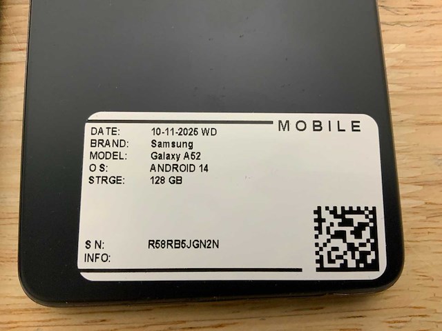 Samsung galaxy a52 mobiele telefoon (2x) - afbeelding 7 van  7