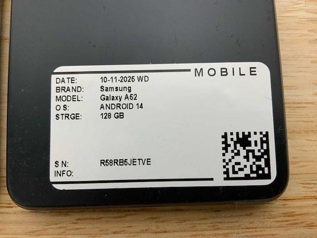 Samsung galaxy a52 mobiele telefoon (2x) - afbeelding 7 van  7