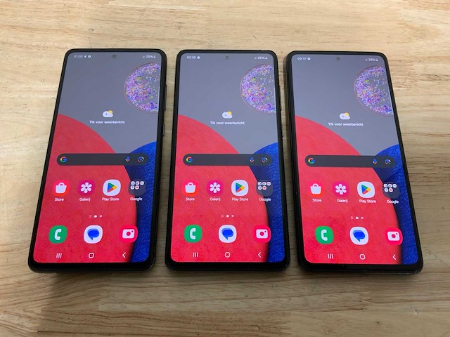 Samsung galaxy a52s 5g mobiele telefoon (3x) - afbeelding 1 van  9