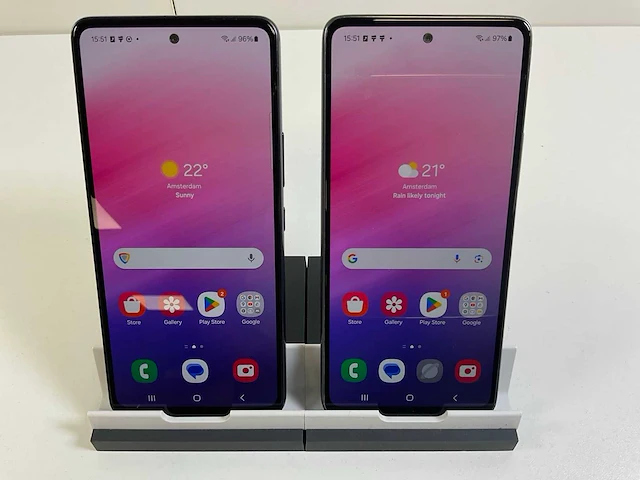 Samsung galaxy a53 5g - 128 gb - black (2x) - afbeelding 1 van  5