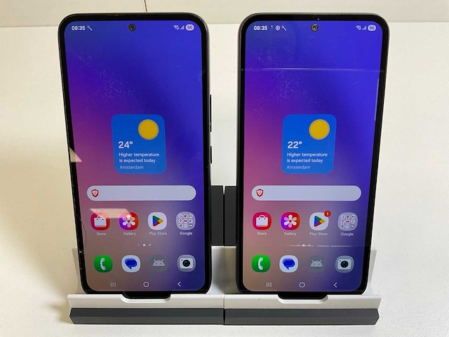 Samsung galaxy a54 5g - 128 gb - black (2x) - afbeelding 1 van  5