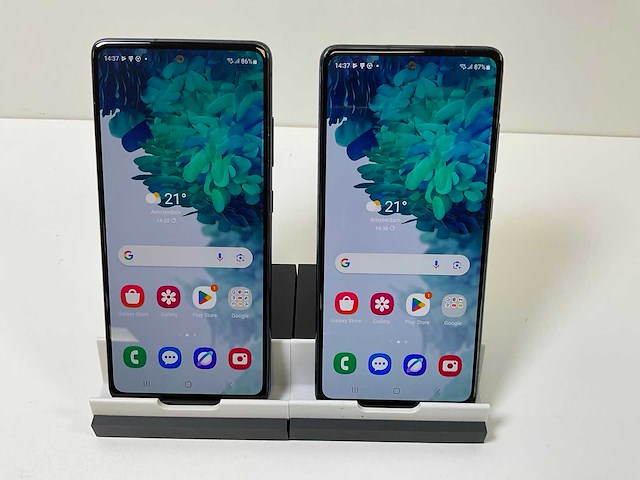 Samsung galaxy s20 fe - 128 gb - blue (2x) - afbeelding 1 van  7