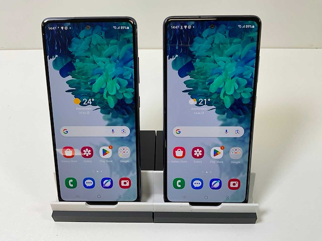 Samsung galaxy s20 fe 5g - 128 gb - blue (2x) - afbeelding 1 van  5