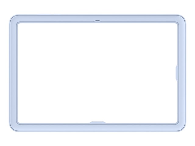 Samsung galaxy tab s11 ultra tablethoes frame cover blauw - afbeelding 3 van  4