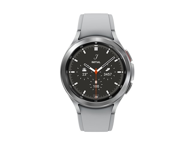 Samsung galaxy watch 4 classic 46 mm lte/4g zilver - afbeelding 2 van  5