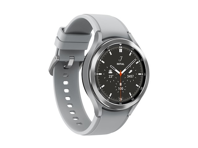 Samsung galaxy watch 4 classic 46 mm lte/4g zilver - afbeelding 3 van  5