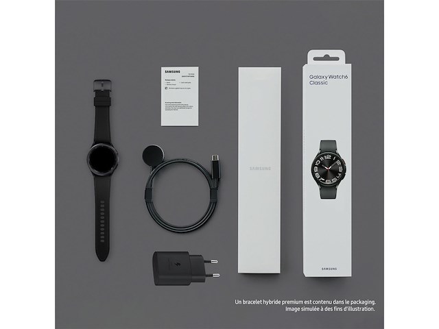 Samsung galaxy watch 6 classic 47mm zwart - afbeelding 2 van  4