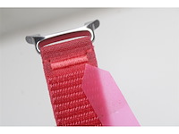 Samsung galaxy watch 8 smartwatchbandje fabric (s/m) rood - afbeelding 4 van  4