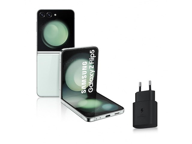 Samsung galaxy z flip5 5g smartphone 512 gb licht groen - afbeelding 1 van  6
