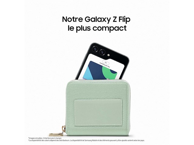 Samsung galaxy z flip5 5g smartphone 512 gb licht groen - afbeelding 3 van  6