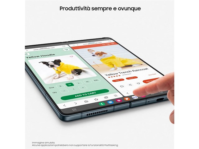 Samsung galaxy z fold 4 smartphone zwart - afbeelding 1 van  4