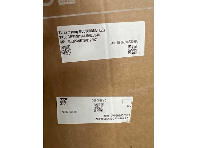 Samsung gq65q80batxzg televisie - afbeelding 2 van  2