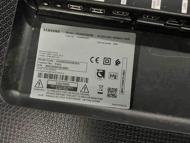 Samsung hg49ee690db 49” televisie (3x) - afbeelding 8 van  11