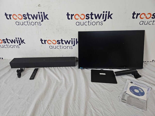 Samsung hw-c410g - soundbar 2.0 + samsung qb50r digitale signage flatscreen - afbeelding 1 van  3