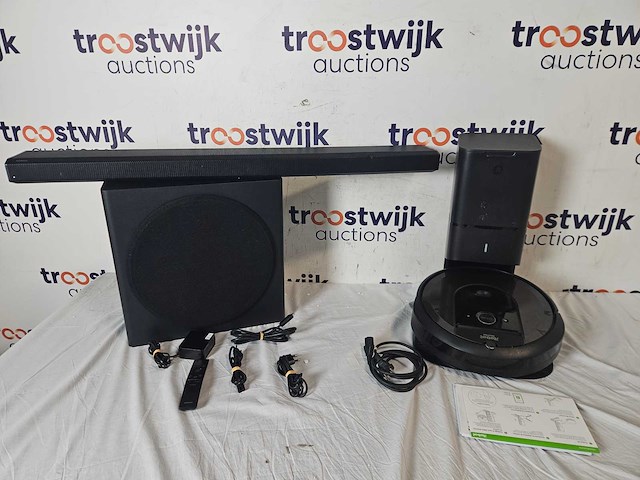 Samsung hw-q800a/zg soundbar speaker black 3.1.2 channels 330 w + irobot roomba 17+ - afbeelding 1 van  4