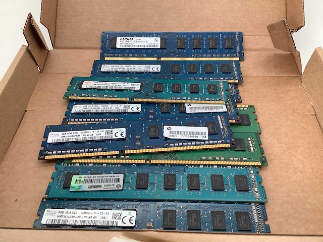 Samsung hynix 4gb ddr3 desktop geheugen (10x) - afbeelding 2 van  5