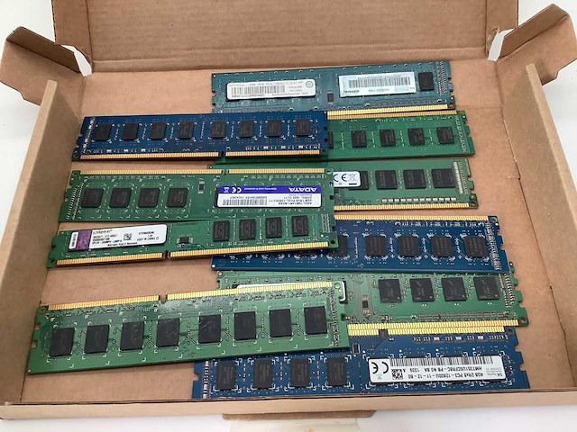 Samsung kingston adams 4gb ddr3 desktop geheugen (10x) - afbeelding 4 van  4