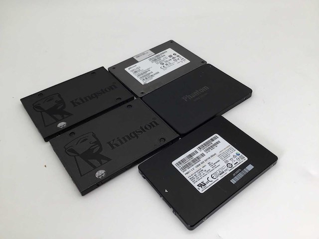 Samsung kingston micron 120gb + 128gb sata ssd interne hardeschijf (5x) - afbeelding 2 van  6