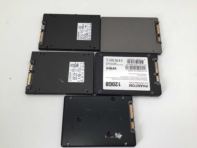 Samsung kingston micron 120gb + 128gb sata ssd interne hardeschijf (5x) - afbeelding 6 van  6