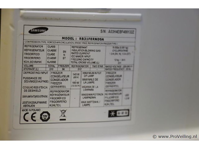 Samsung koelvriescombinatie rb31ferndsa - afbeelding 5 van  8