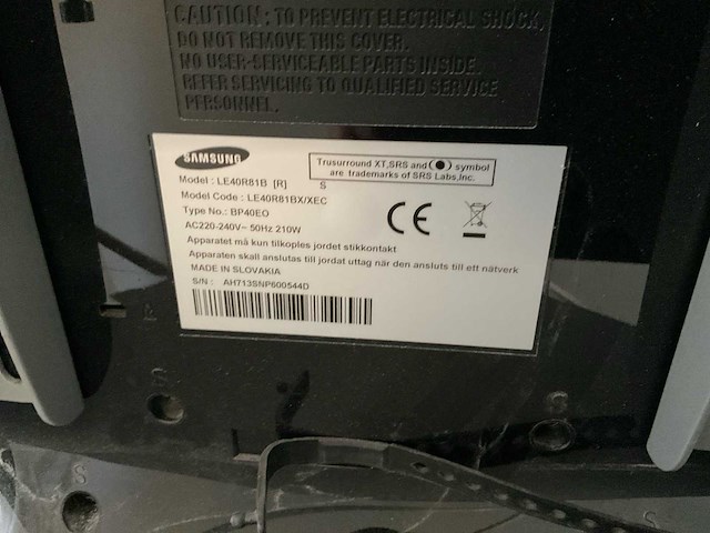 Samsung le40 r81b televisie 40 inch - afbeelding 3 van  3