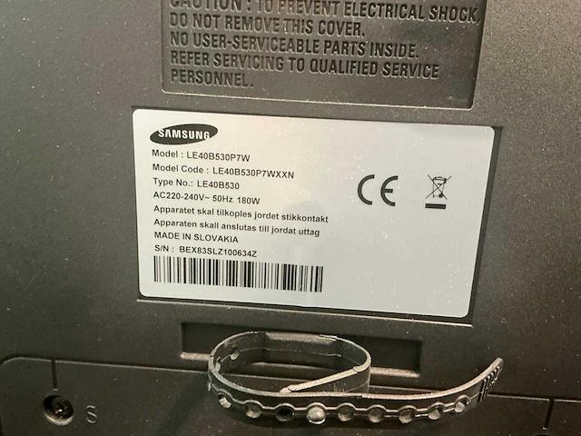 Samsung le40b530p7w 40” televisie - afbeelding 3 van  5