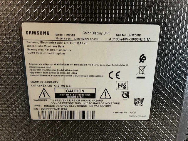 Samsung lh32dmeplgc/en 32” led televisie (4x) - afbeelding 5 van  10