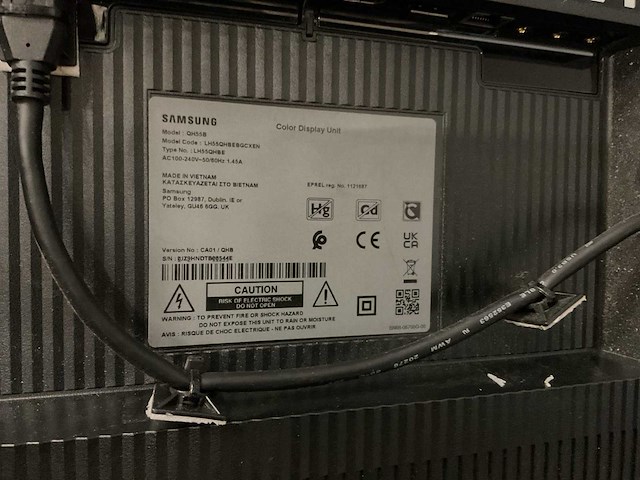 Samsung lh55qhbebgcxen 55” 4k uhd display - afbeelding 4 van  4